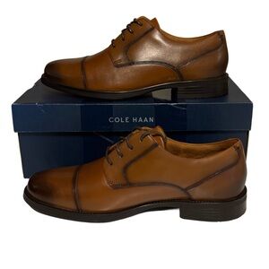 Cole Haan Men's Brown Leather Derbys